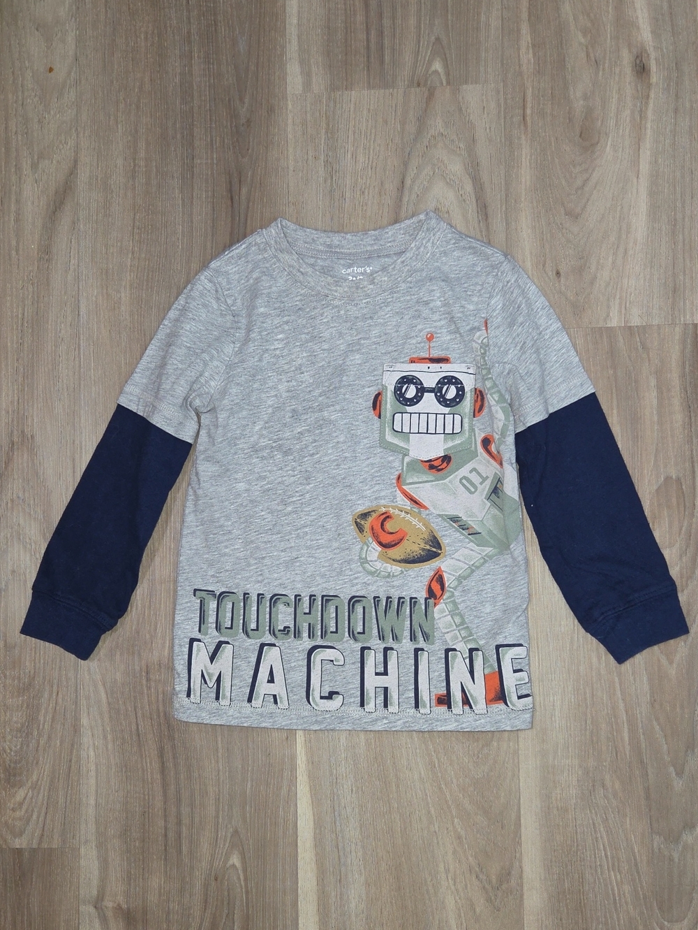 β’Carter'sβ’ Toddler Boys Robot Long Sleeve Tee